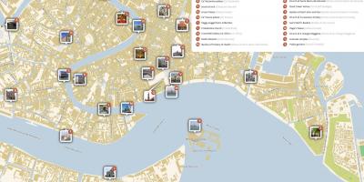 Venezia sightseeing kaart